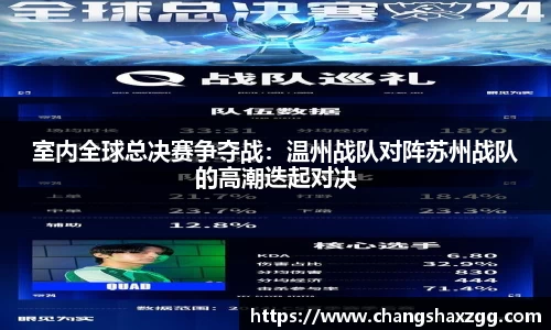 室内全球总决赛争夺战：温州战队对阵苏州战队的高潮迭起对决